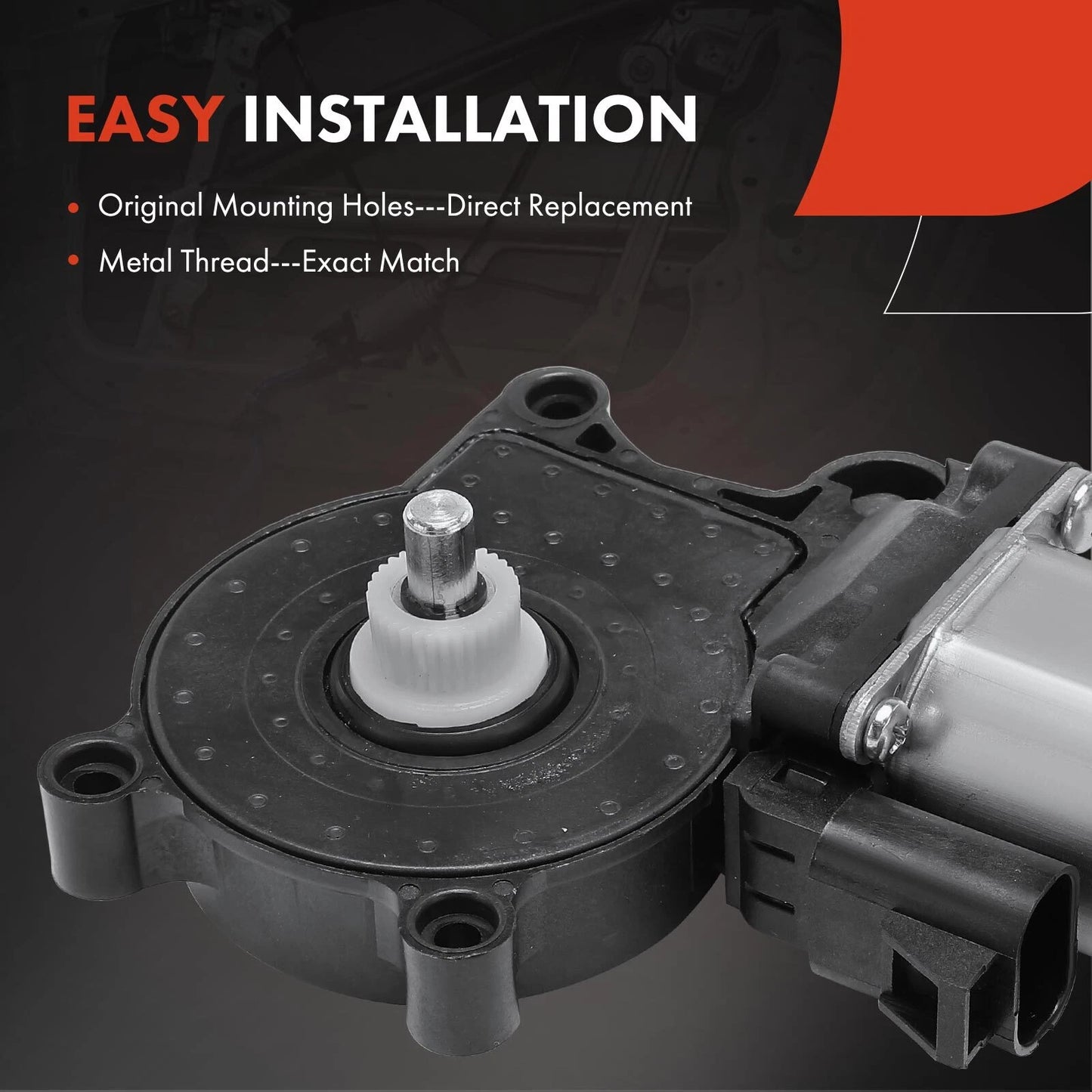 2X Window Motor for Buick Rendezvous (2002–2007) Pontiac Aztek (2001–2005)