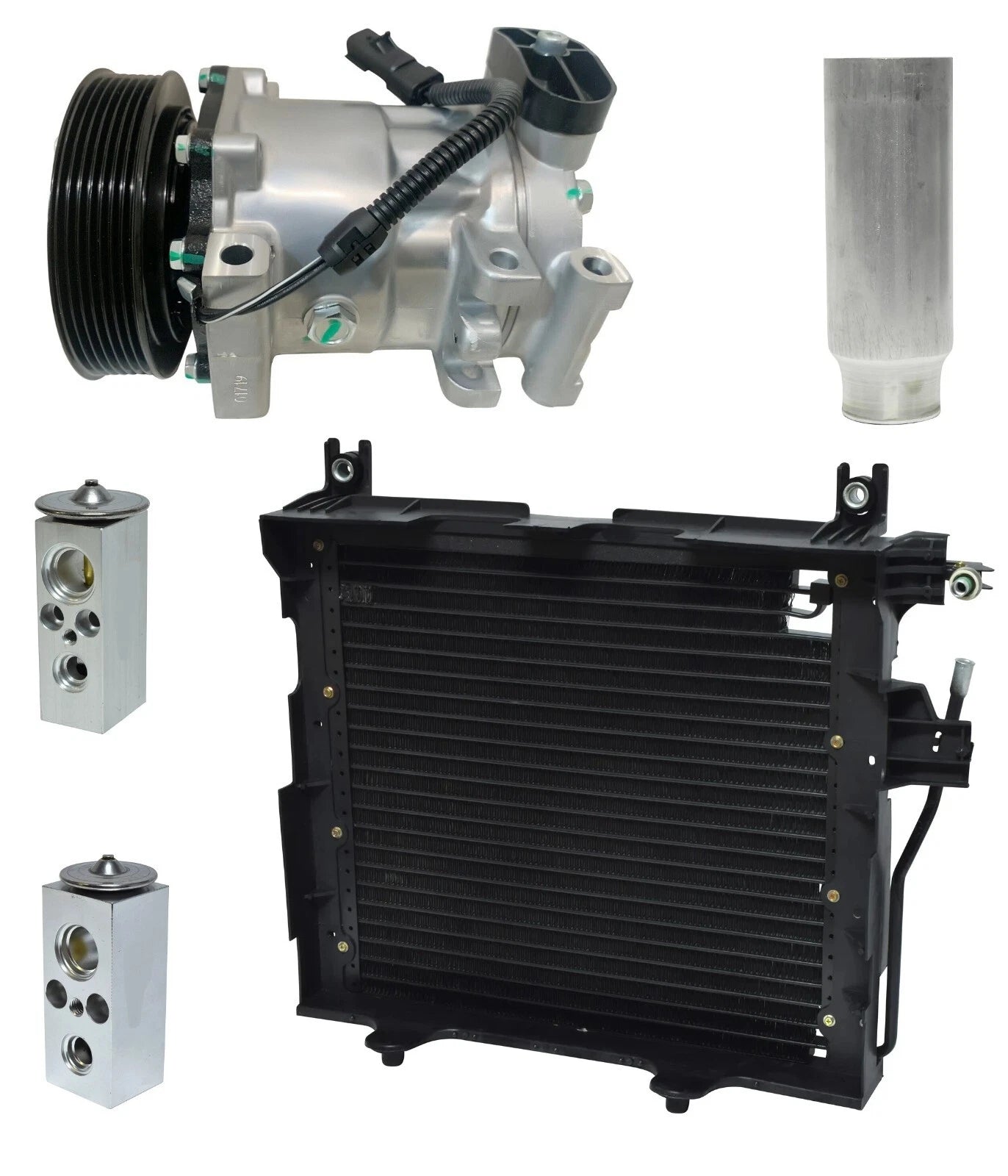 AC Compressor Kit With Condenser for Dodge Durango 1999–2003