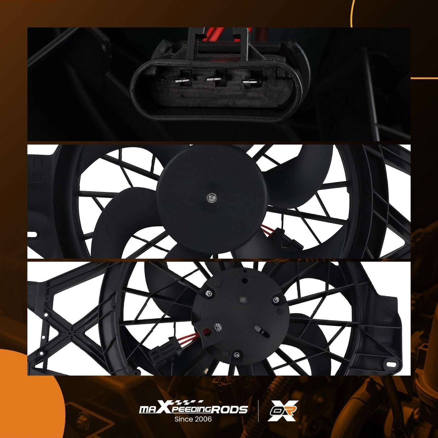 Electric Radiator Cooling Fan for Ford Mustang 3.8L/3.9L (1999–2004)