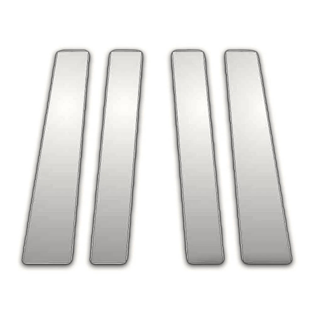 4pc Luxury Chrome Pillar Trim for Nissan Titan King Cab (2004–2012)