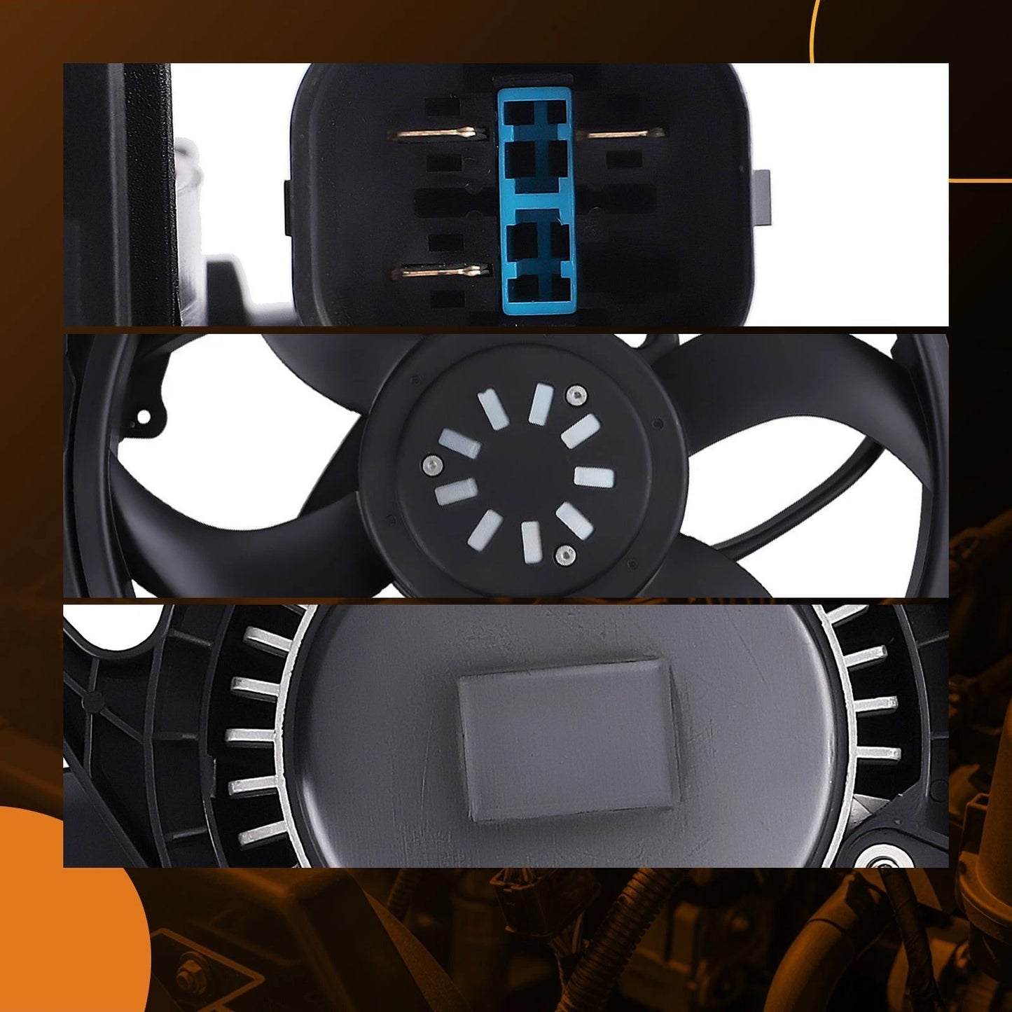 Coolant Radiator Fan Assembly for BMW 128i 330xi (2006–2013)