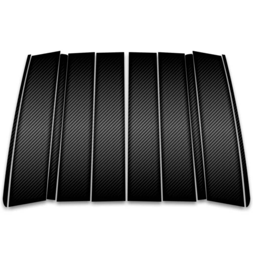 10pc Carbon Fiber Pillar Post Covers for 2015-2020 Chevrolet Tahoe