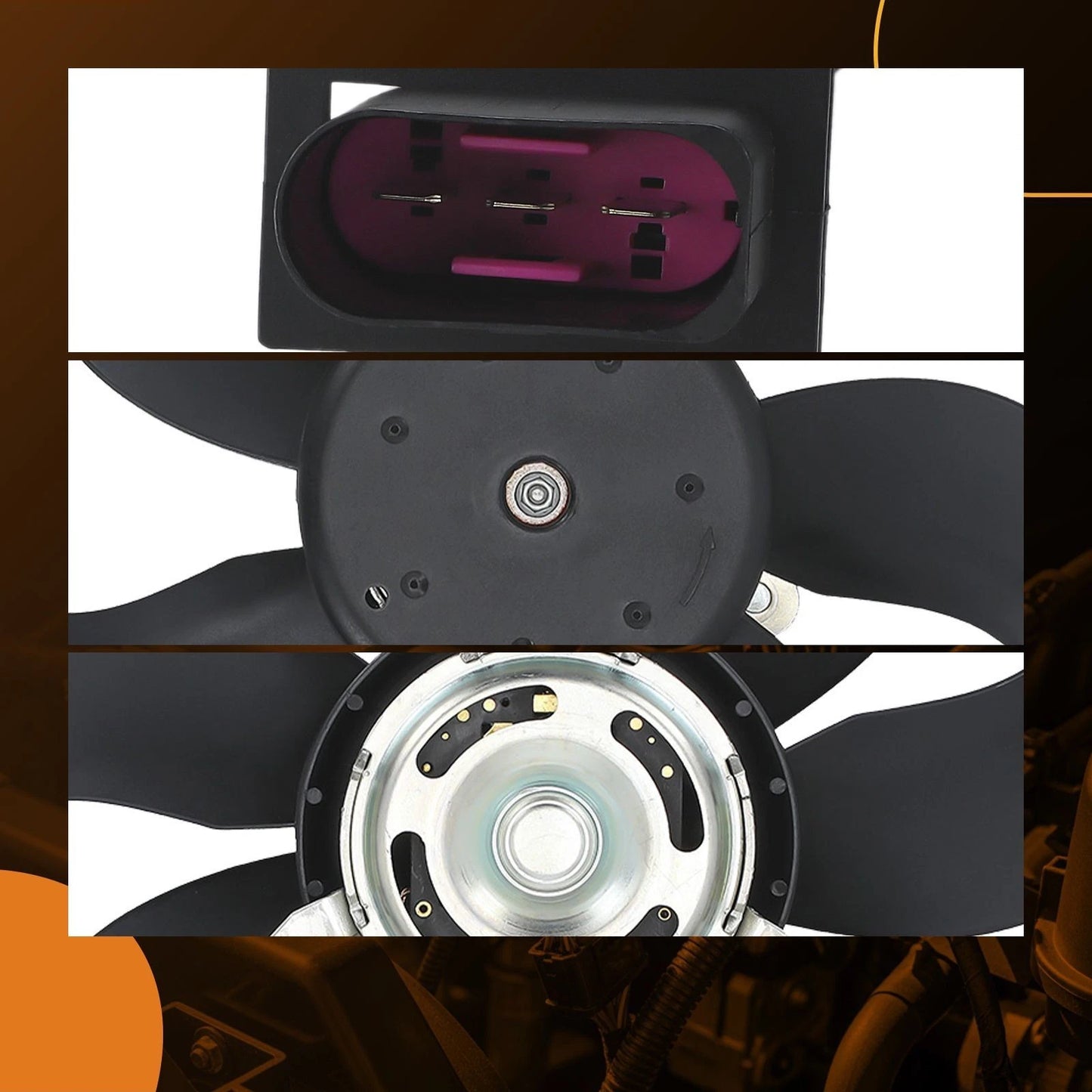 Cooling Fan Assembly for Volkswagen Beetle (1999–2006)