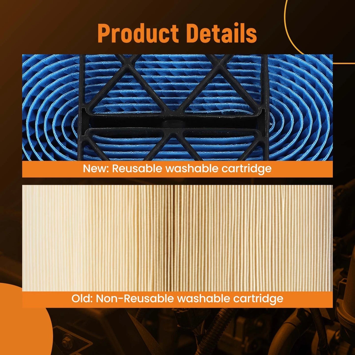 Air Filter Set for John Deere 5100M 5115M (2009–)
