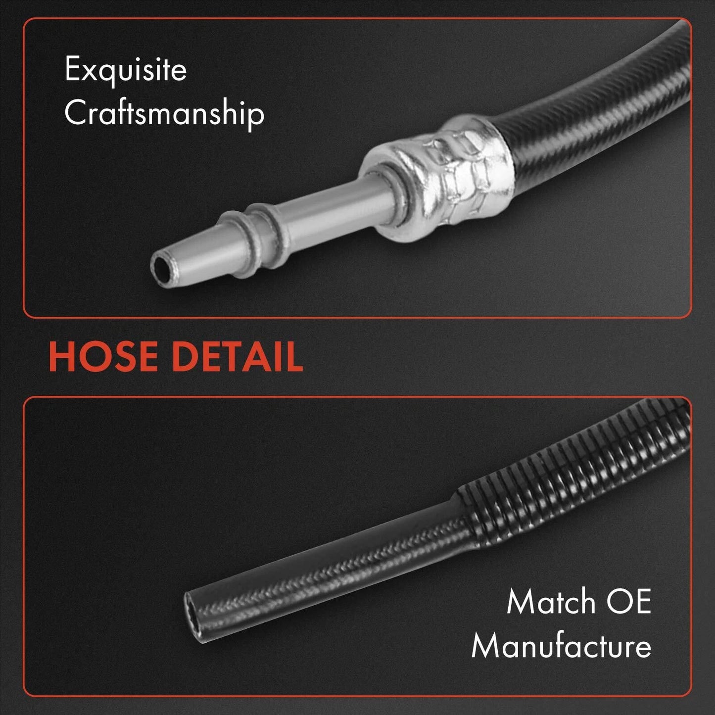 2X Power Steering Pressure & Return Line Hose for Chevy Silverado 1500 (2007–2018)