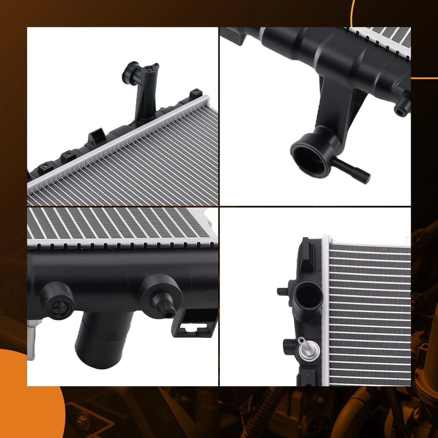 Aluminum Radiator for Hyundai Santa Fe (2001–2006)