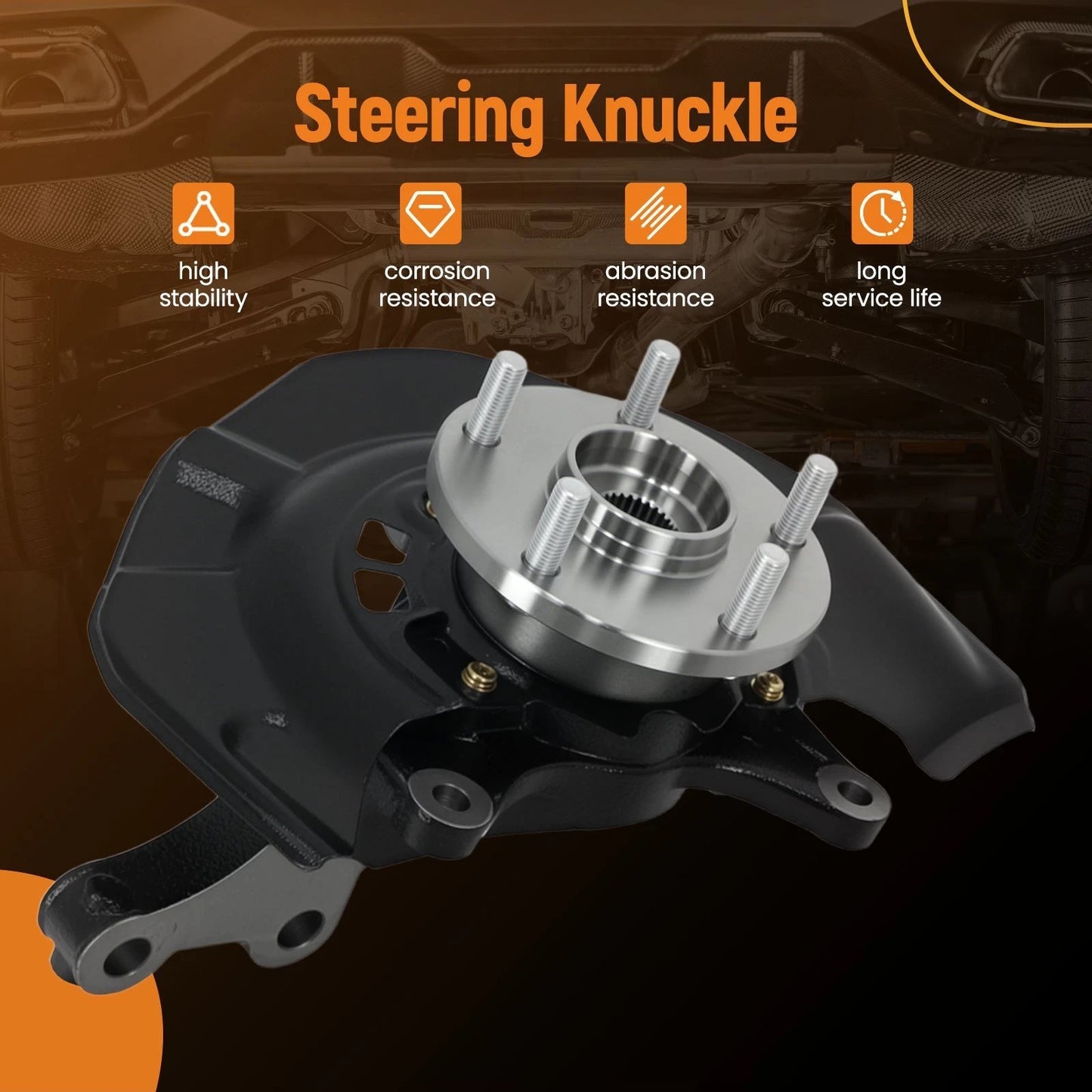 Front Steering Knuckle & Hub Bearing for Toyota Camry Hybrid (2007-2011)