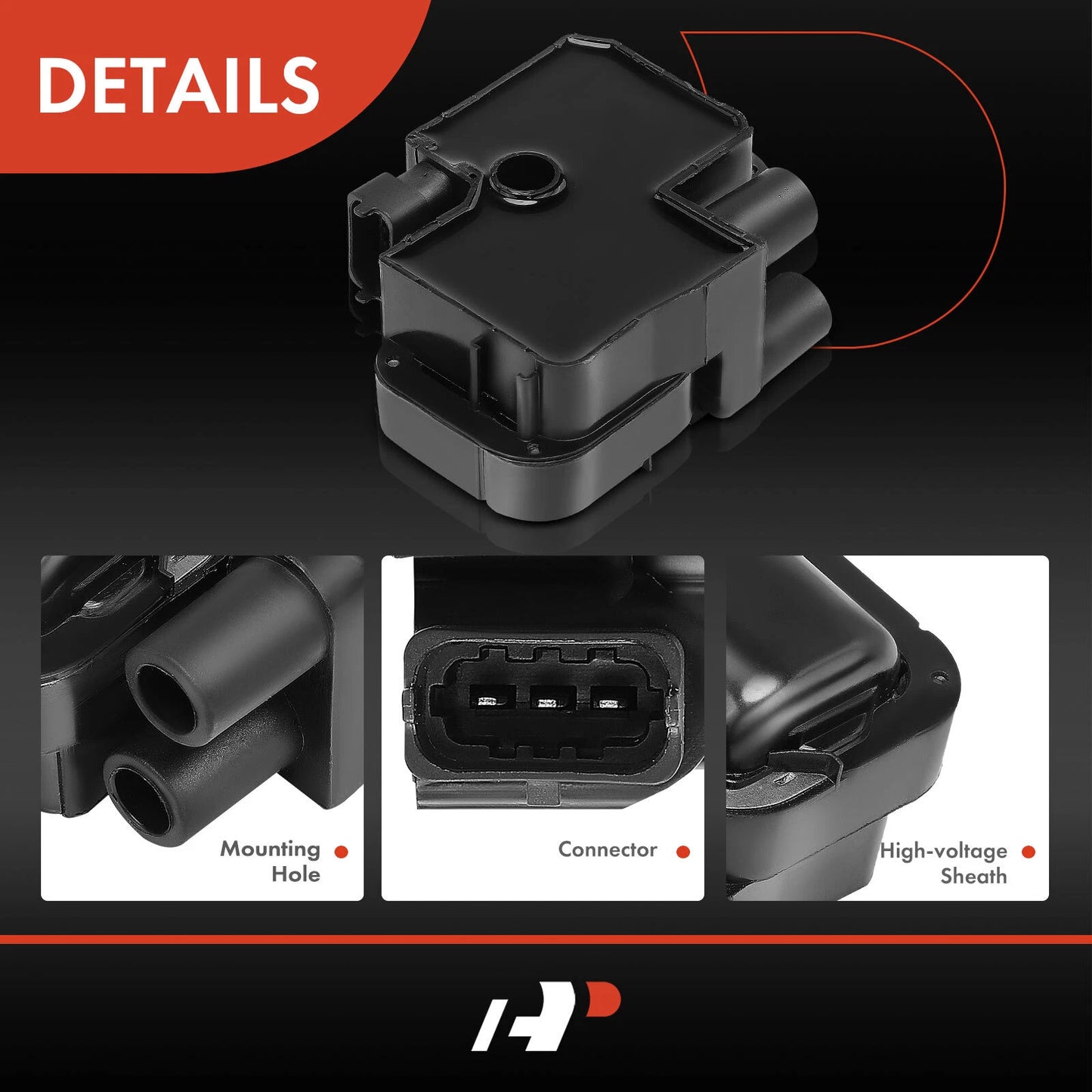 8x Ignition Coil for Mercedes-Benz C55 AMG (2005–2006)