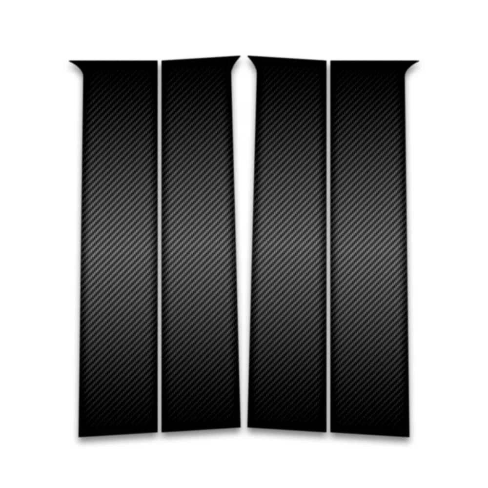 4pc Carbon Fiber Pillar Post Covers for 2004-2010 Dodge Durango