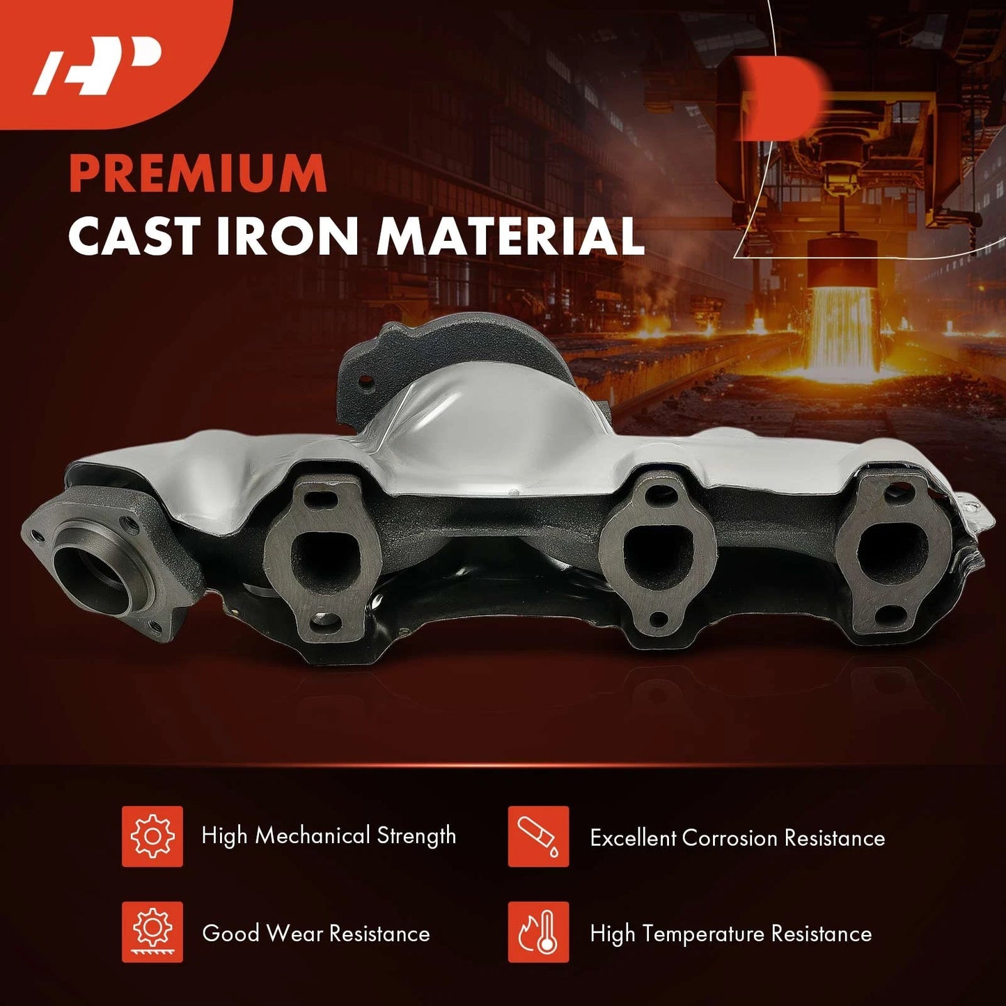 2X Exhaust Manifold for Chevy Malibu (1997–2003) Buick Olds