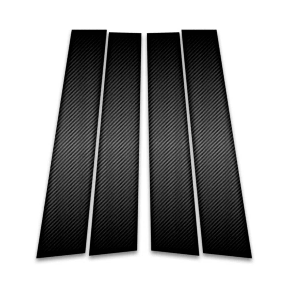4pc Carbon Fiber Pillar Post Covers for 2011-2015 Mazda 2 - SRC0886