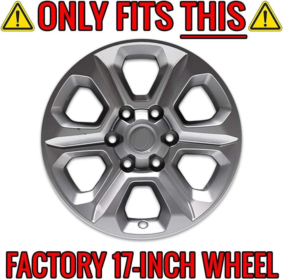 17 Inch Gloss Black Wheel Skins Replacement for Toyota 4Runner (2014–2021)