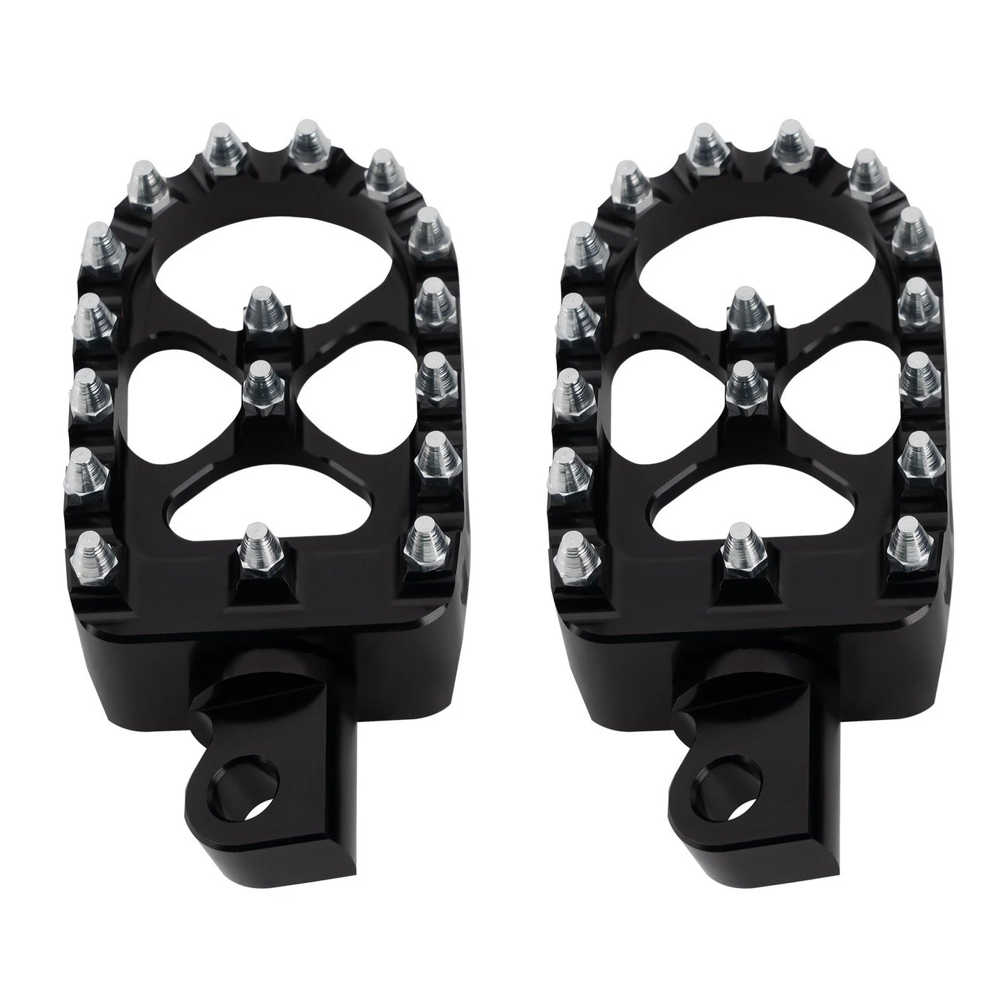 CNC Wide Foot Pegs for Harley Iron 883 2009–2017 (Rotating MX Chopper Bobber)