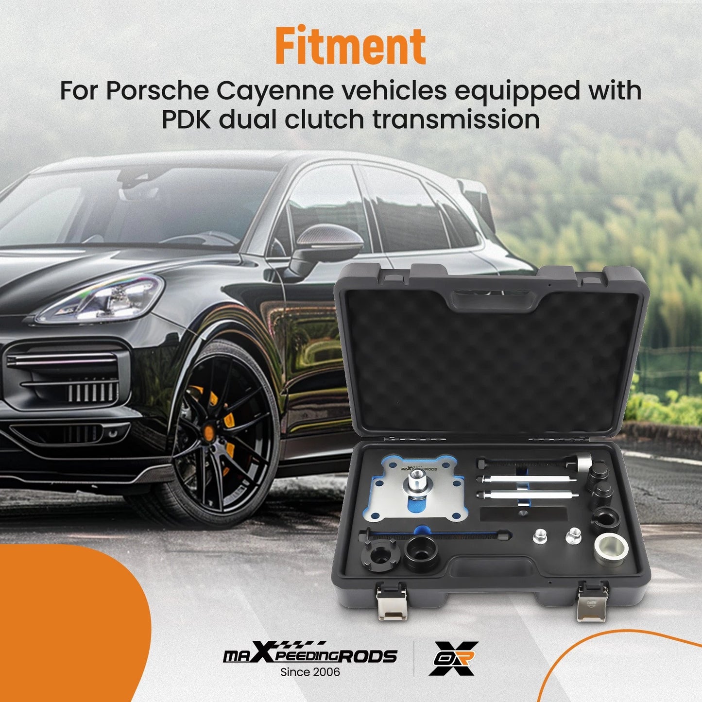 Dual Clutch Housing Removal Tool Set for Porsche 718 PDK and Cayenne (2017–2018)