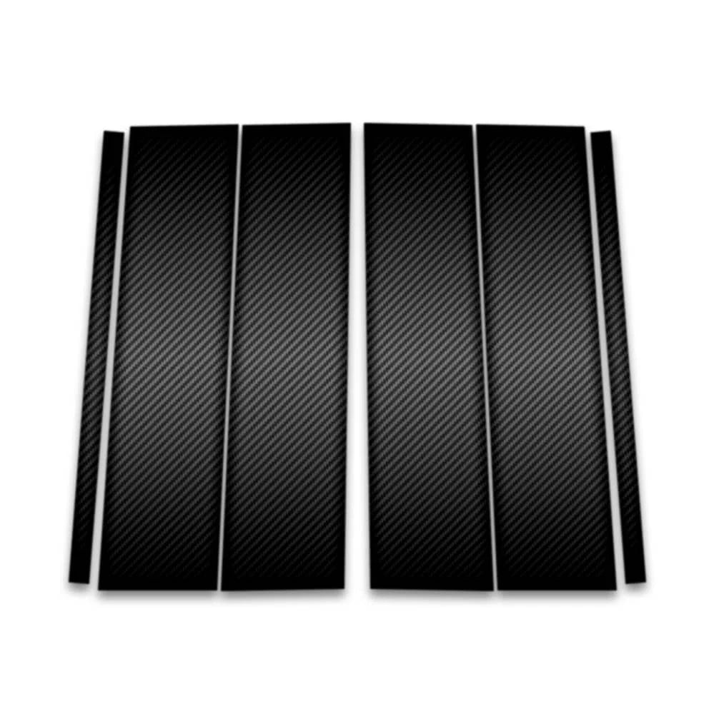6pc Carbon Fiber Pillar Post Covers for 2018-2023 Ford Expedition