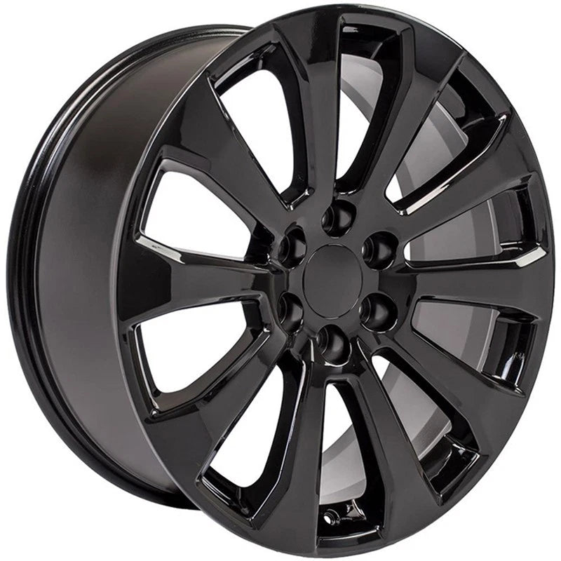 Gloss Black Wheel 22 Inch Replacement for 1992–1994 Chevy Blazer