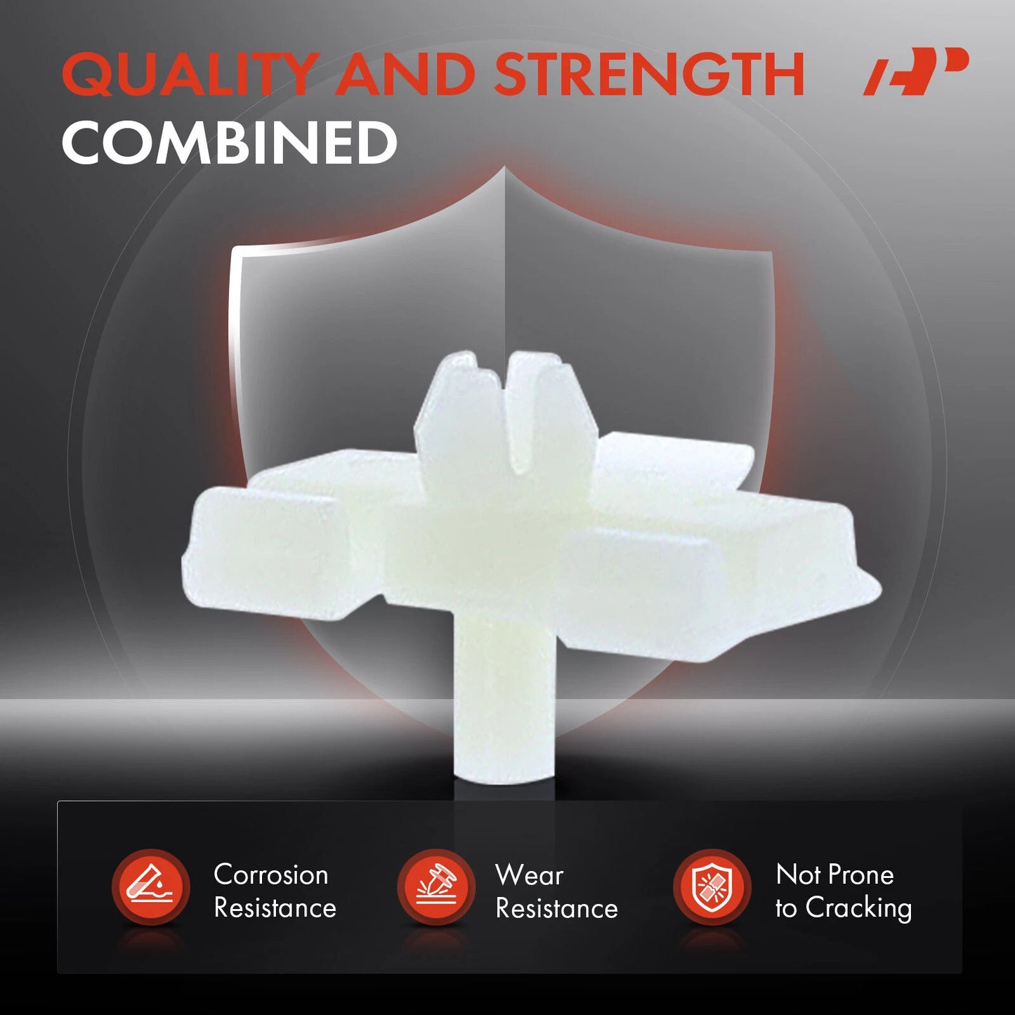 30x Nylon Lower Ledge Moulding Clips for Mercedes-Benz
