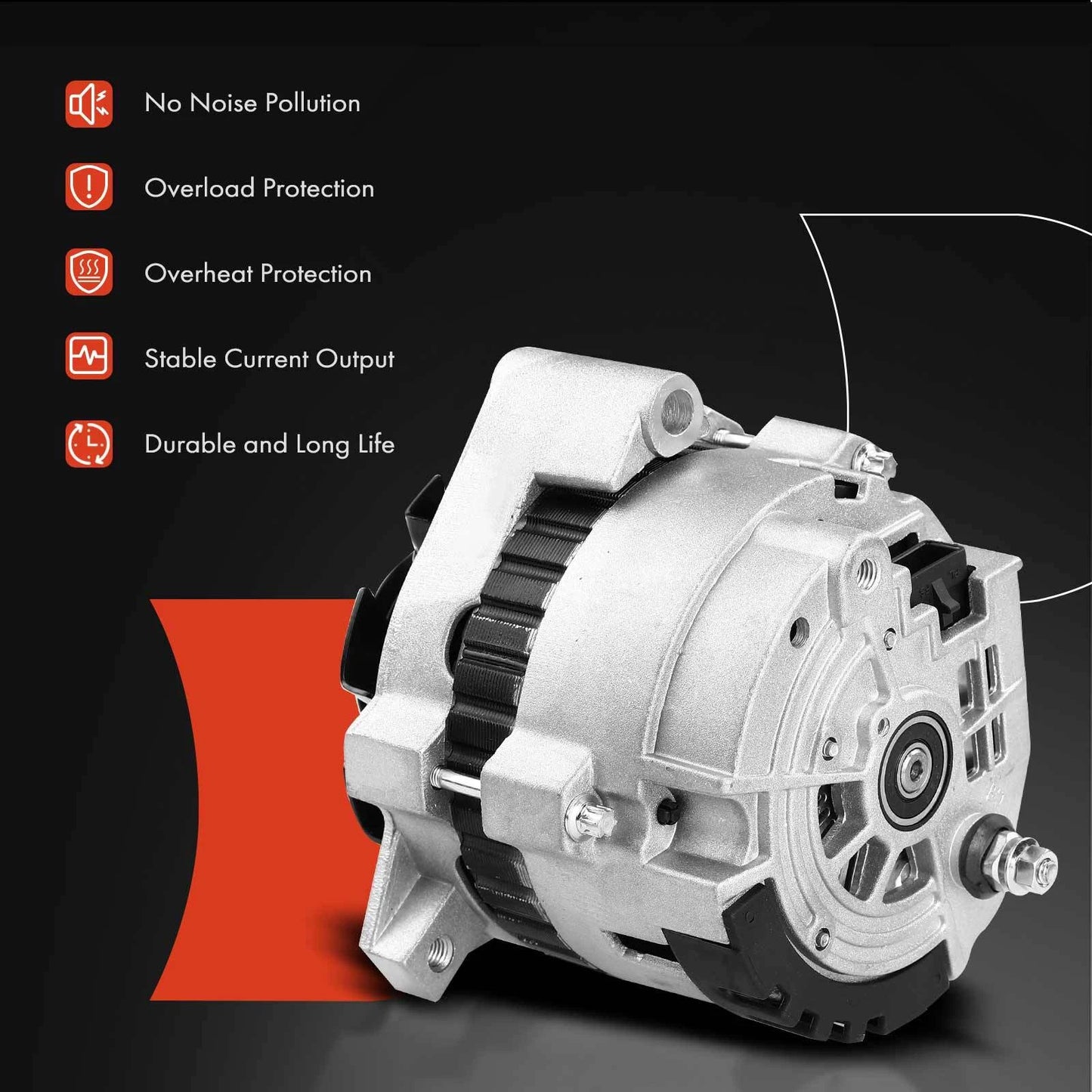 Alternator for Chevy Tahoe, C1500, K1500, Suburban, GMC Yukon (1993–1995)