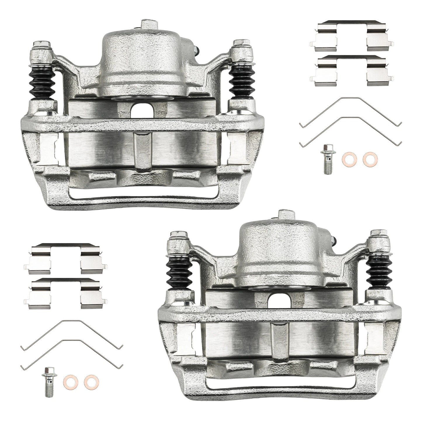 Disc Brake Caliper with Bracket for Honda CR-V 2002–2004 Element 2003–2011 Front Left & Right