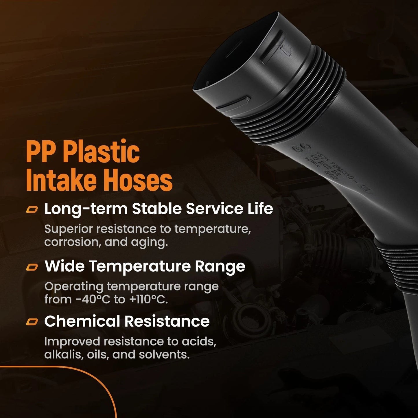 Air Intake Tube Hose for BMW 535i 640i 740i (2011–2018)