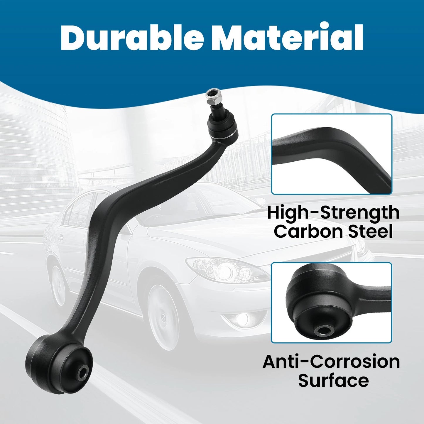 Front Lower Control Arm Ball Joint Tie Rod for 2003–2008 Mazda 6