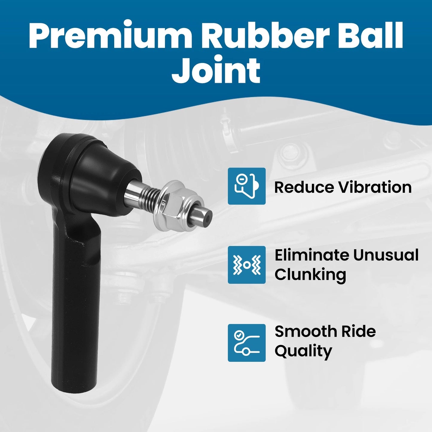 Front Outer Tie Rod for Chevrolet Silverado 1500 Tahoe Suburban (2007–2013)
