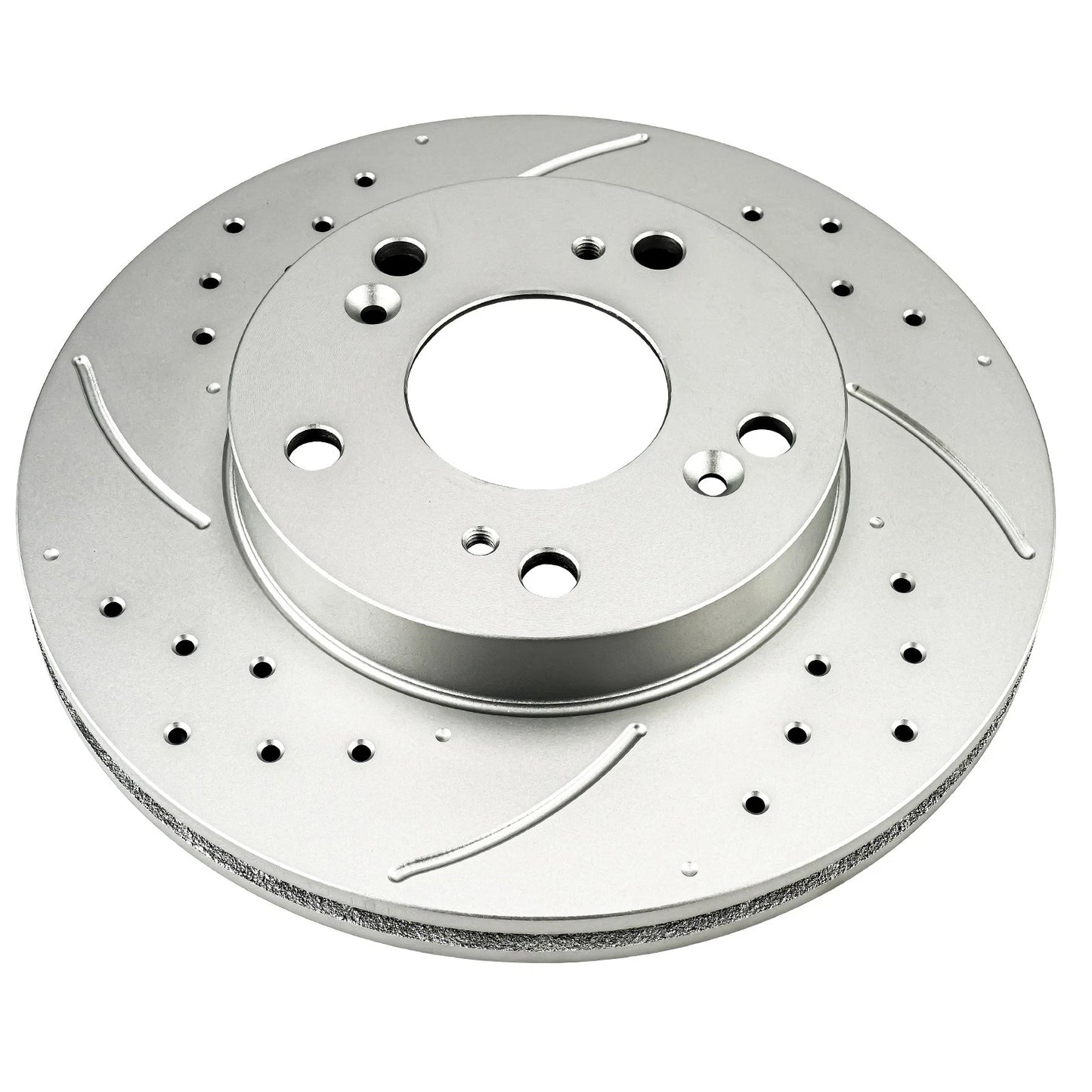 Front Drilled Slotted Brake Rotors for Honda Civic (2006–2011)