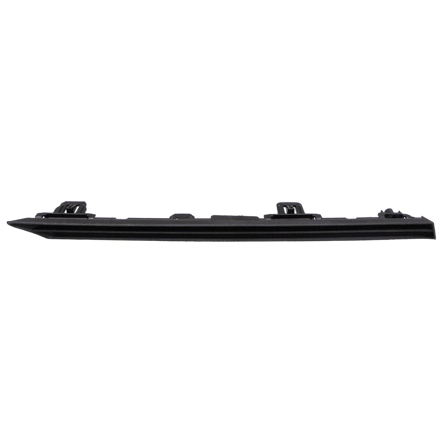Replacement Black Textured Polypropylene Front Driver Side Upper Grille Molding