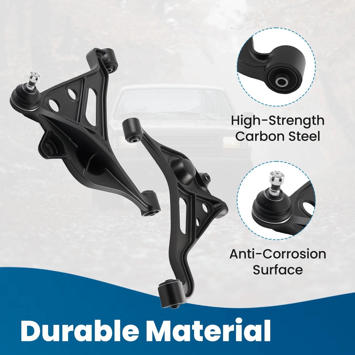 Front Lower Control Arms Suspension Kit for 2004-1999 Suzuki Vitara Tracker