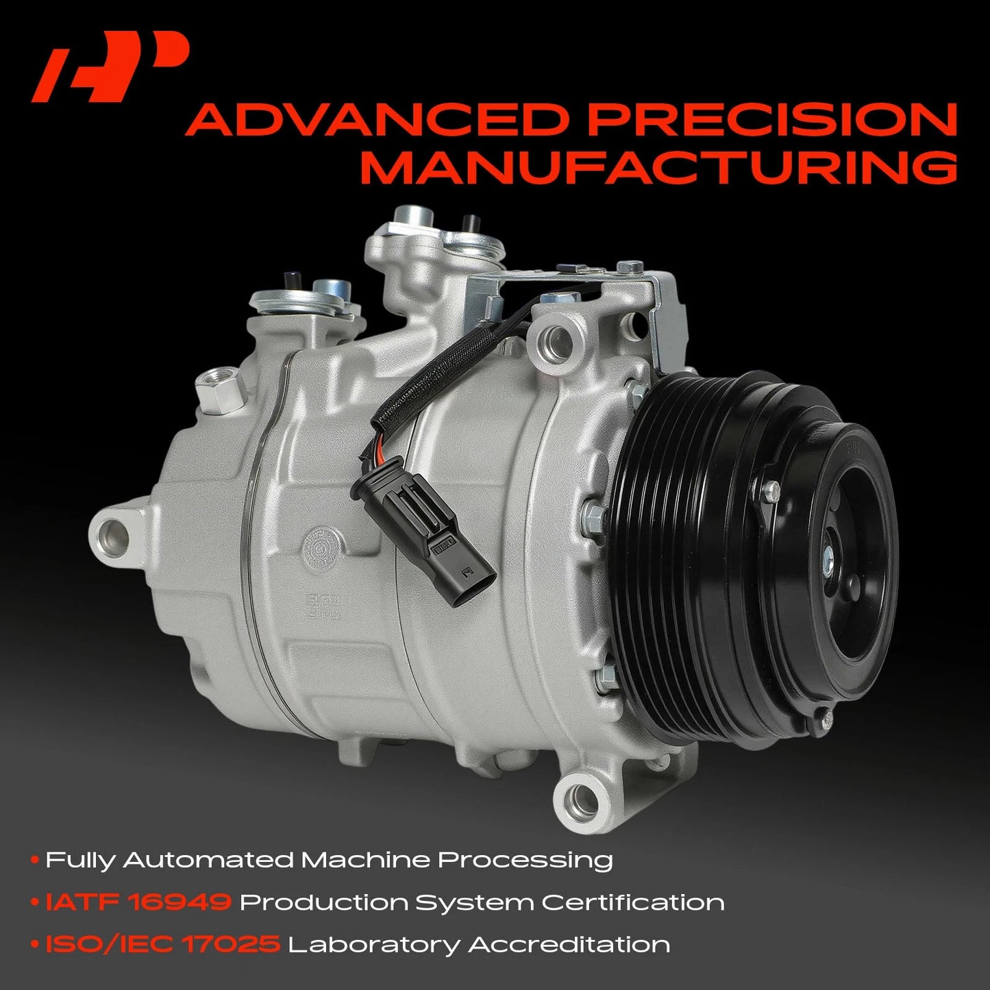 A/C Compressor with Clutch for Mercedes-Benz C400 C43 AMG E400 E450 (2015–2020)