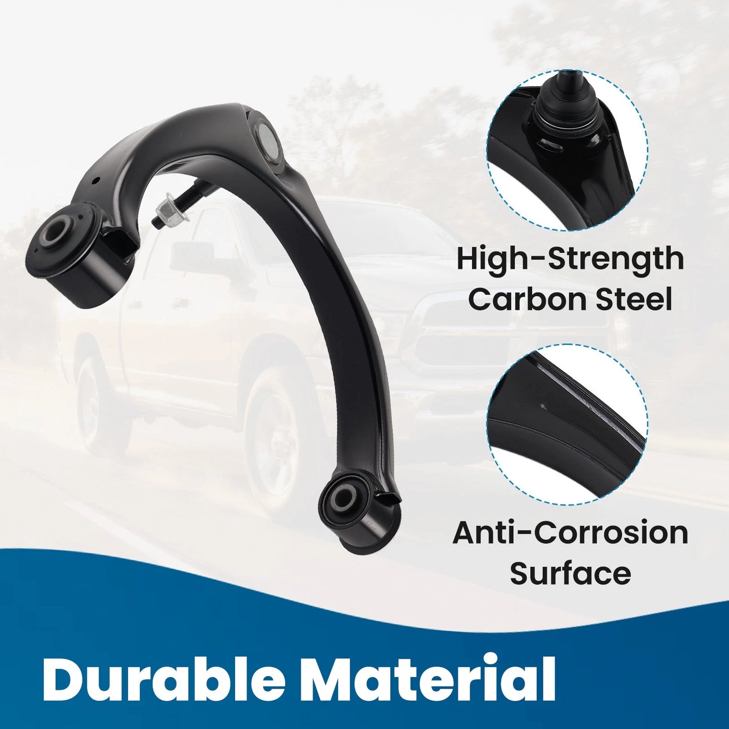 Front Left Upper Control Arm Ball Joint for Ram 1500 (2011–2024)