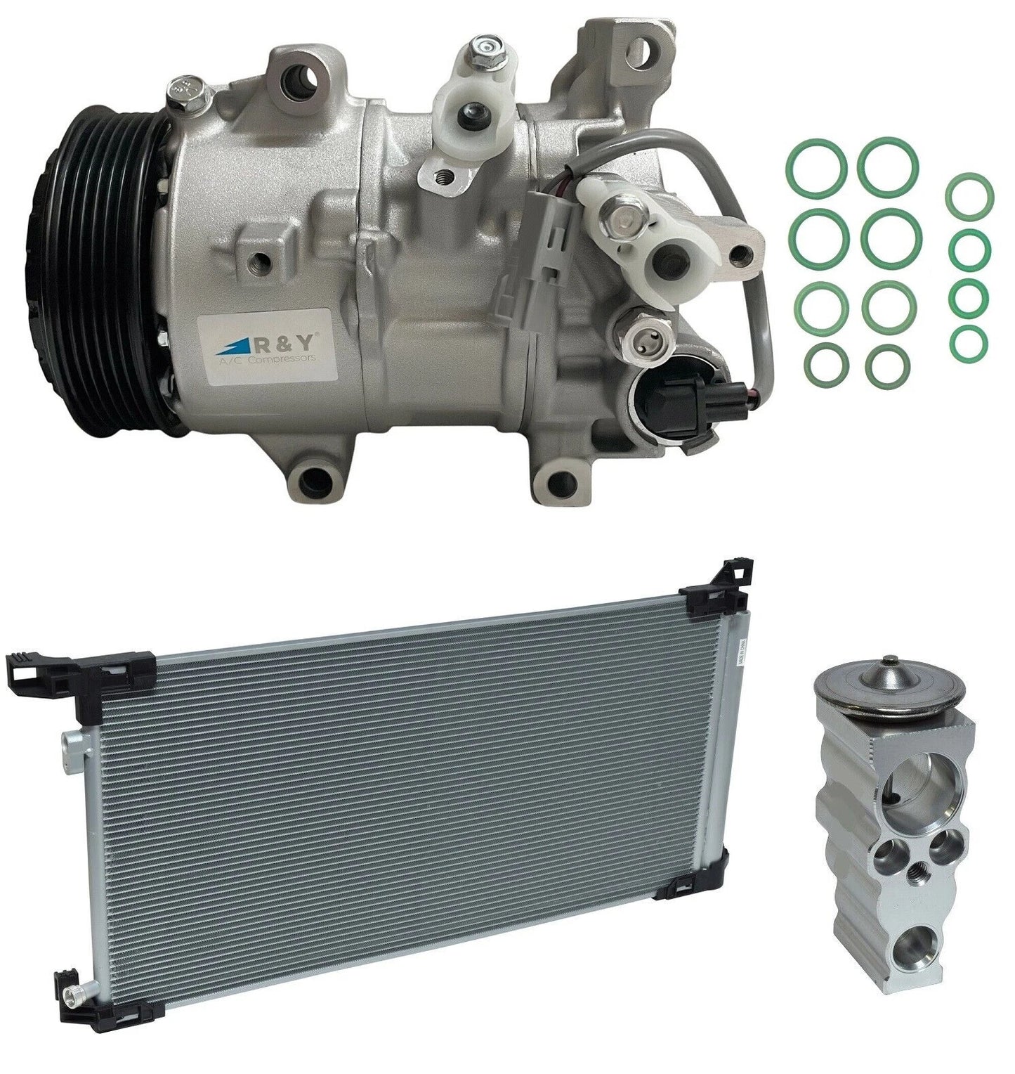 AC Compressor Kit With Condenser for Toyota Corolla 2.0L (2019–2019)