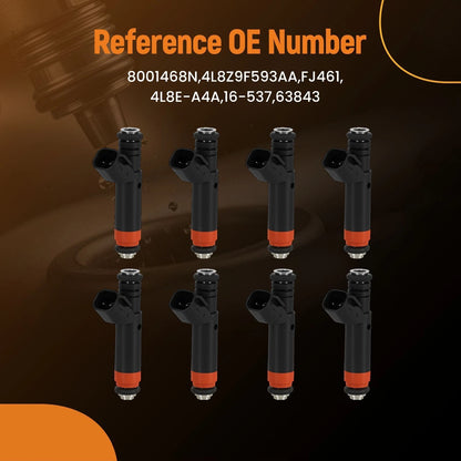 8PCS Fuel Injectors for Mercury Mountaineer V8 4.6L (2006–2010)