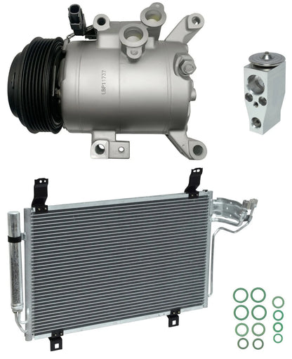 AC Compressor Kit With Condenser for Mazda CX-5 2.5L (2020–2024)