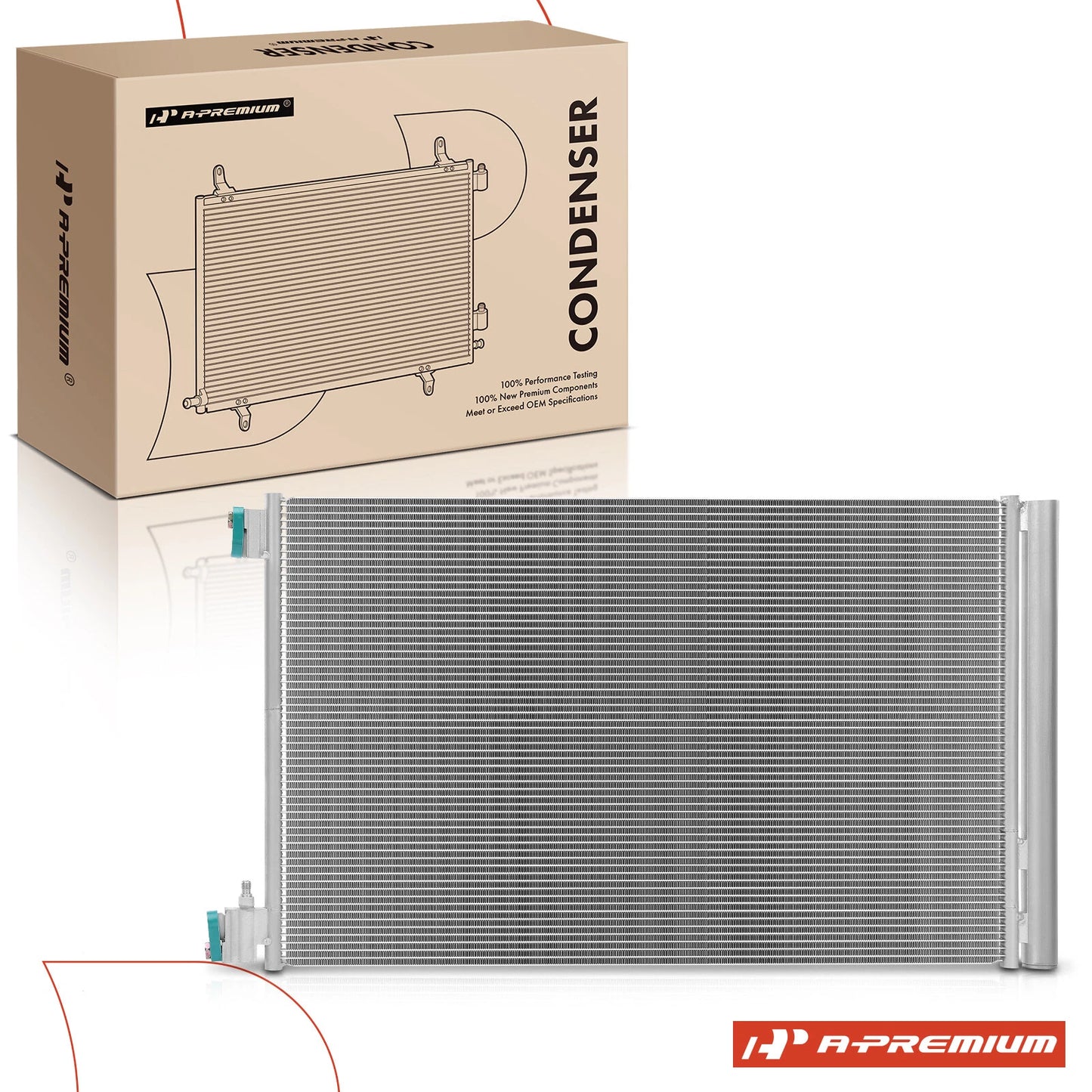 A/C Condenser with Receiver Drier & Bracket for Buick Regal (2011–2013)