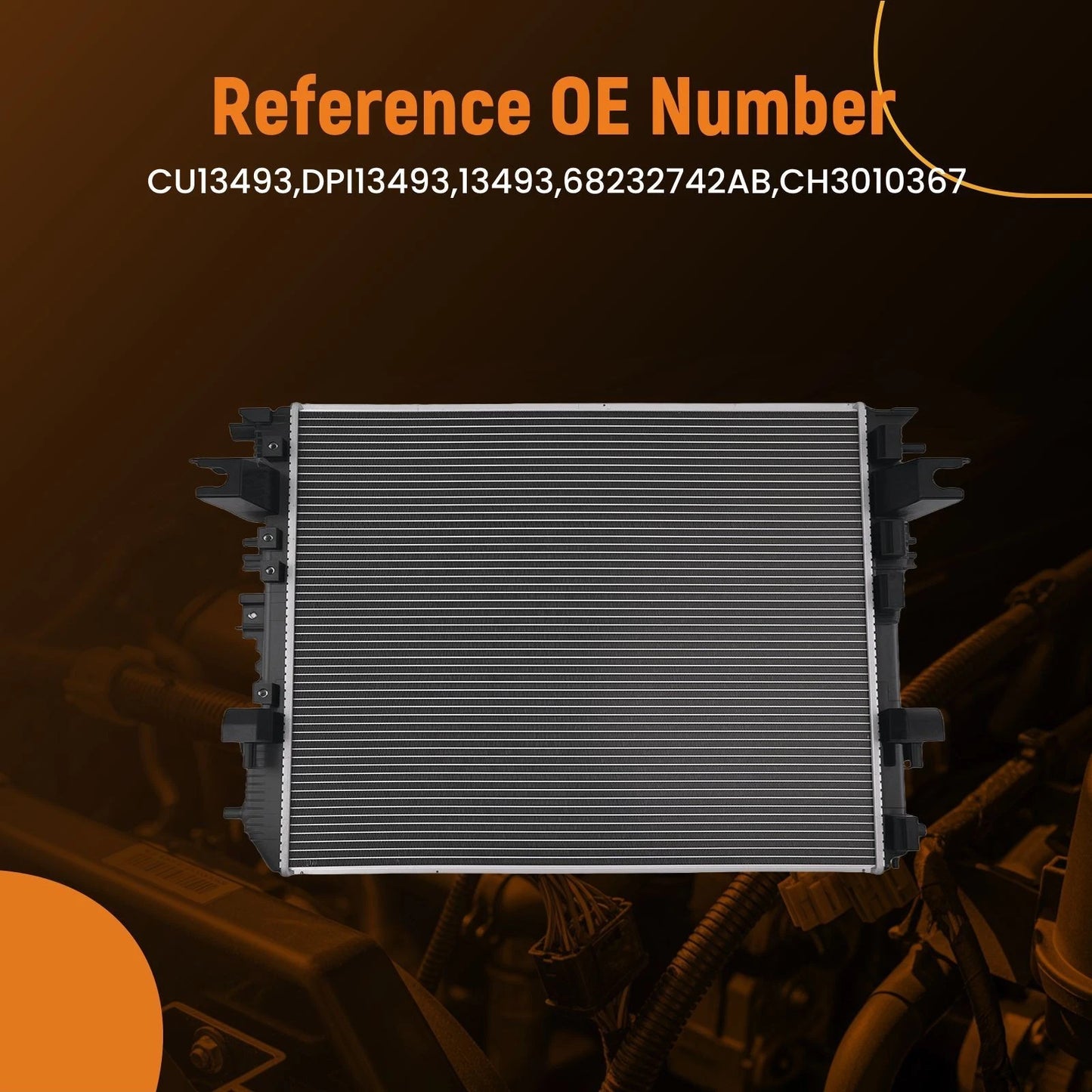 Direct Fit Radiator for Ram 4500/5500 (2014–2018) 6.4L