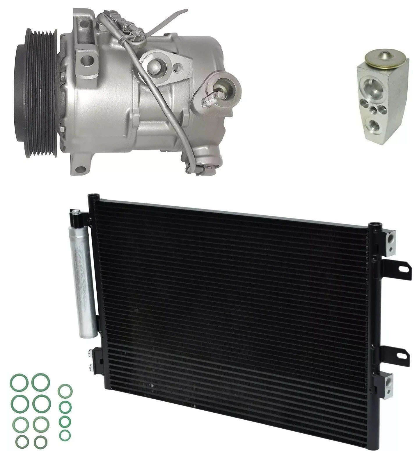 A/C Compressor Kit With Condenser for Jeep Patriot 2.0L (2015–2015)