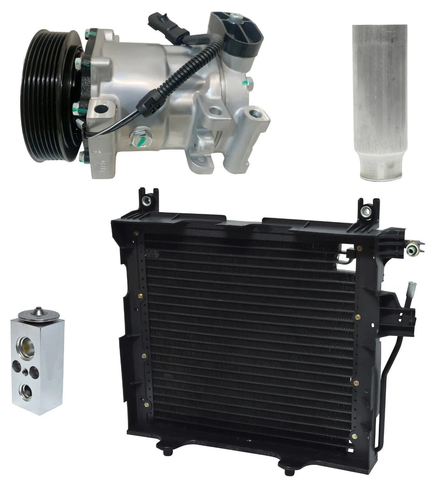 A/C Compressor Kit With Condenser for Dodge Durango 1998–2003