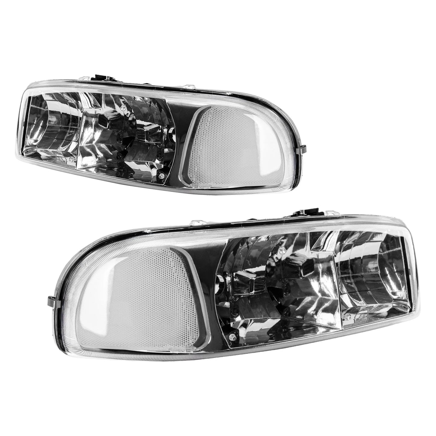 Headlight Assembly for GMC Yukon (2000–2005) Halogen V8 5.3L Chrome