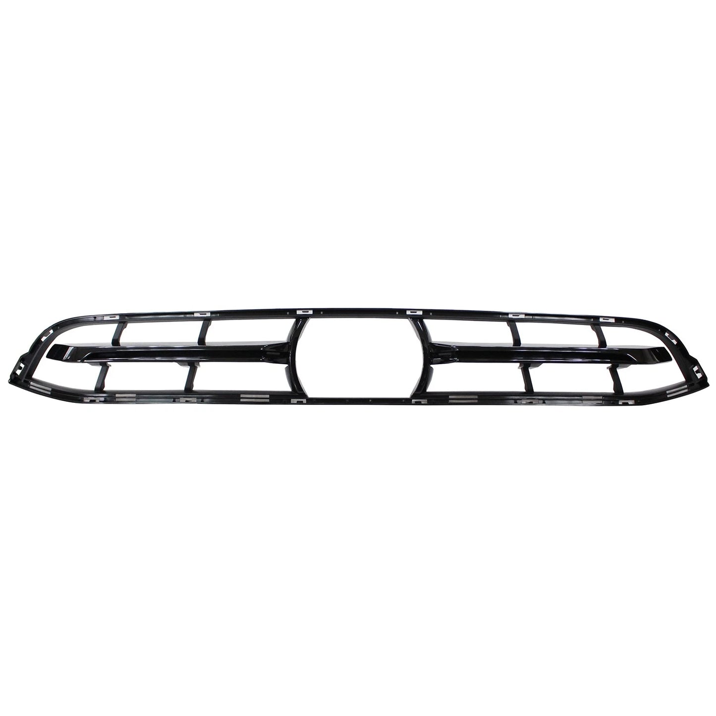 Replacement Black Textured ABS Plastic Front Center Bumper Cover Grille