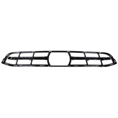 Replacement Black Textured ABS Plastic Front Center Bumper Cover Grille