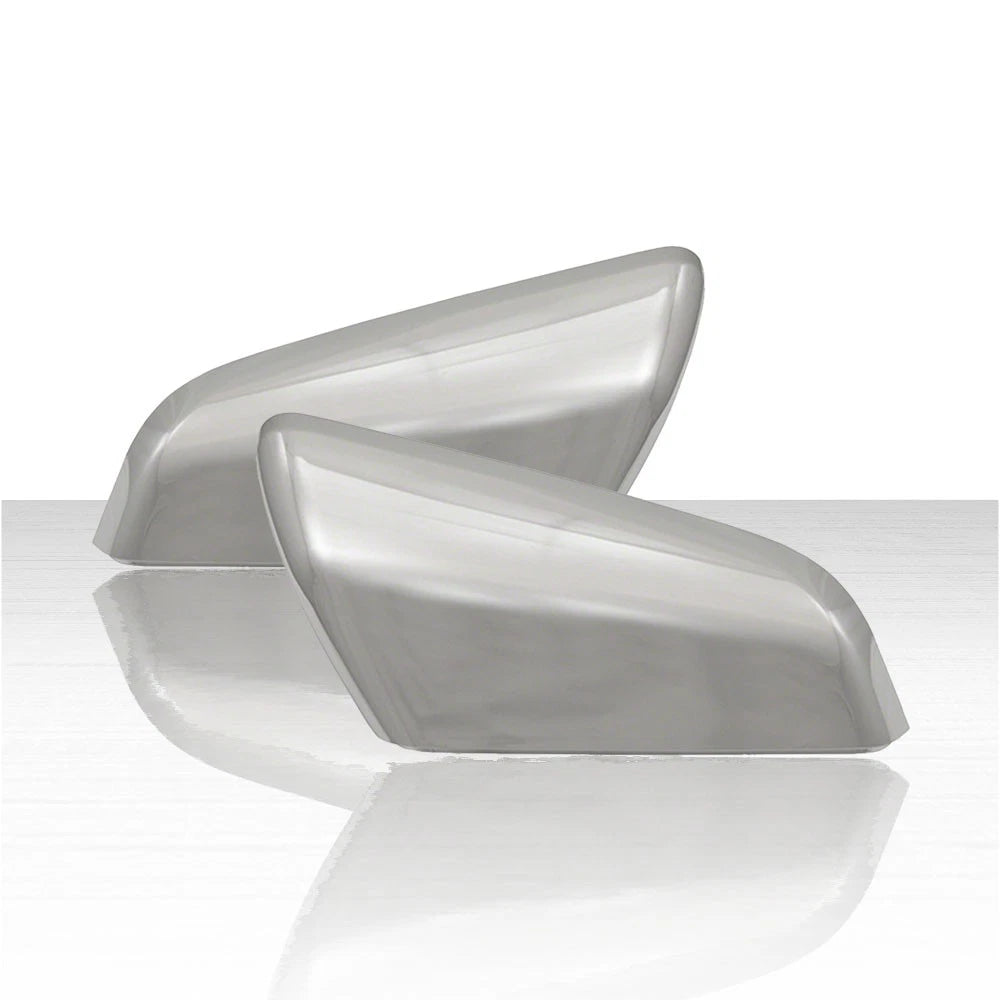 2pc Top Half Replacement Mirror Covers for 18-21 Chevy Equinox L/LS/LT - Chrome