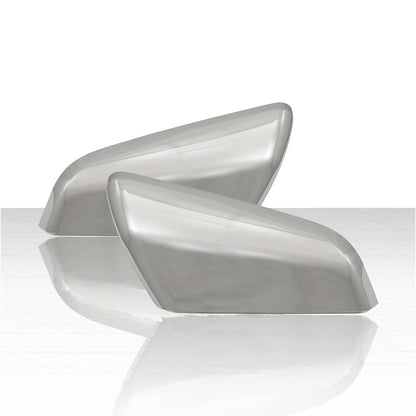 2pc Top Half Replacement Mirror Covers for 18-21 Chevy Equinox L/LS/LT - Chrome