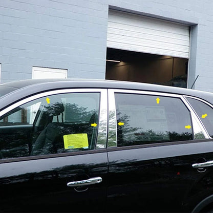 Luxury FX Chrome Window Package with Posts for 2011–2015 Kia Sorento