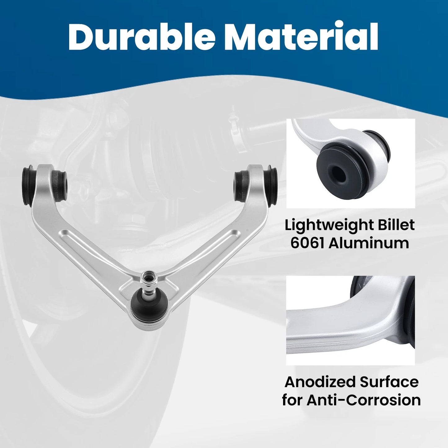 Front Upper Suspension Control Arm with Bushing for Dodge Ram 1500–3500 (2009–2018)