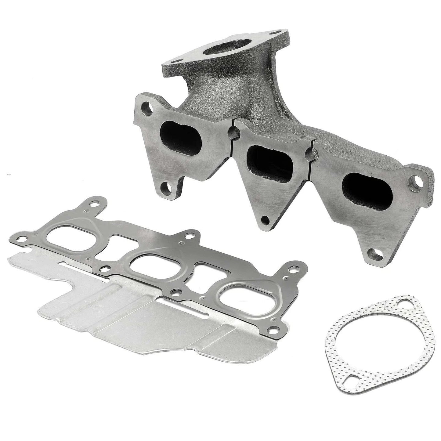 2X Exhaust Manifold with Gasket for Chevy Camaro Cadillac