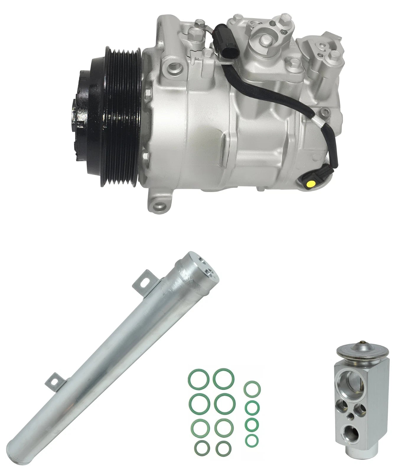 AC Compressor Kit Replacement for Mercedes CLK63 AMG (2008–2010)