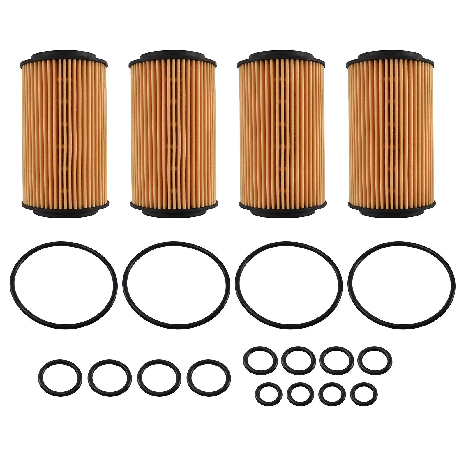 4PCS Oil Filters for Mercedes-Benz E-Class W212 W211 (2009–2018)