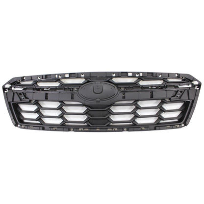 Replacement Black Textured ABS Plastic Front Grille w/o Moldings