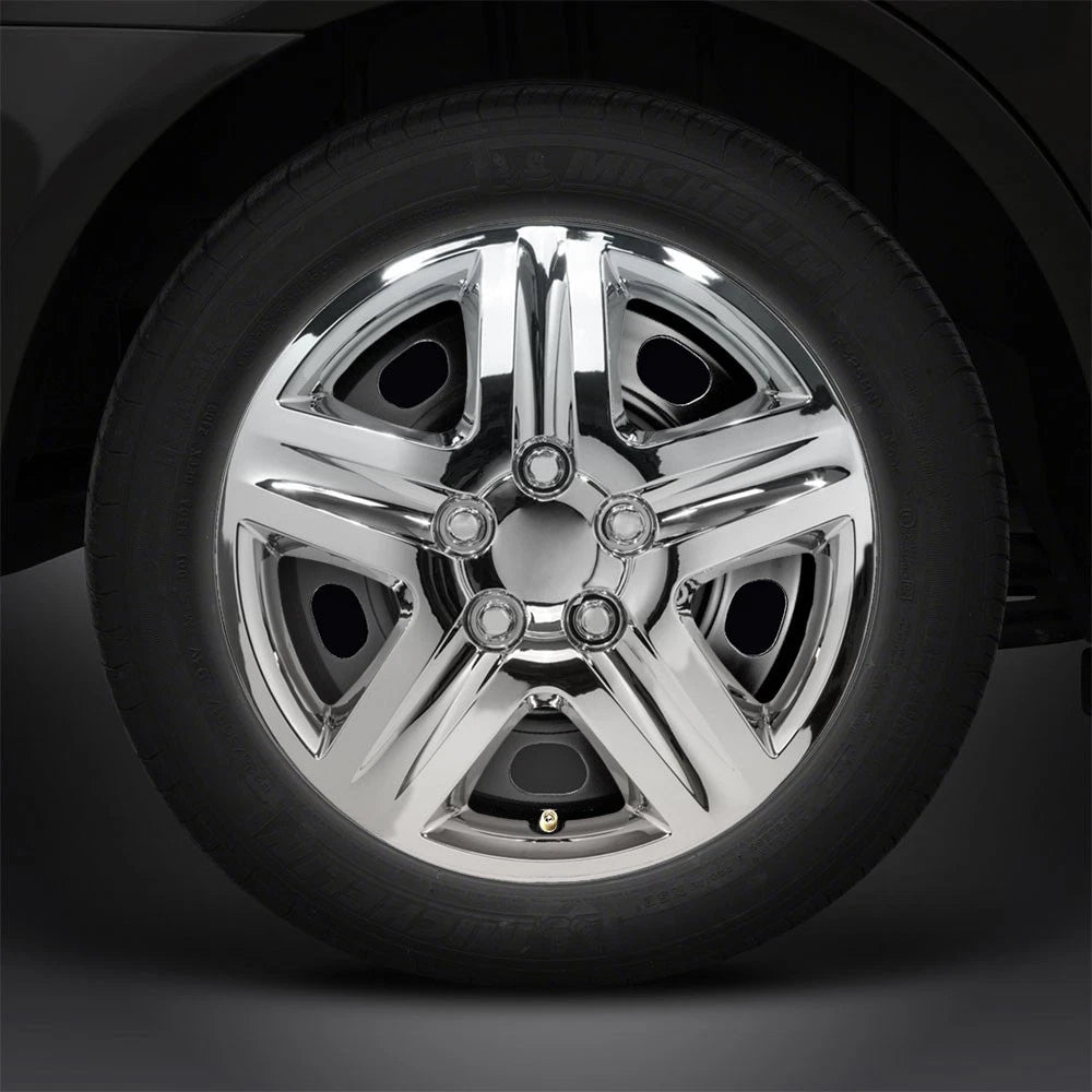 17" Chrome Deluxe Hubcaps/Wheel Covers (Set of 4) for Monte Carlo Style Look